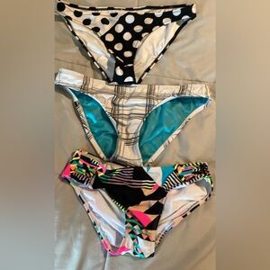 Lot of Bikini Bottoms sz SM